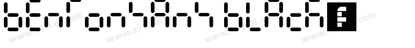 bentonsans black字体字体转换